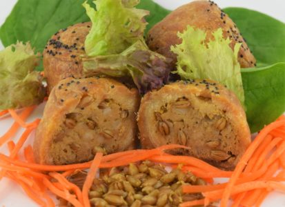 EDME - Savoury Meals - WholeSoft Sprouted in pork pies with side salad
